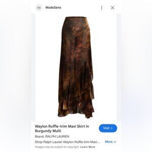 Ralph Lauren Waylon Maxi skirt